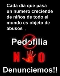 NO a la pedofilia